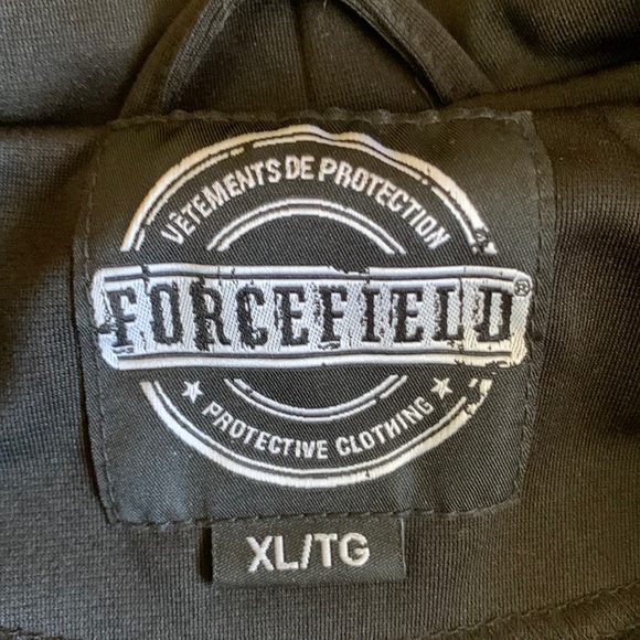 Forcefield Reflective Safety Jacket Black Size XL Men Workwear Protective - Picture 5 of 9